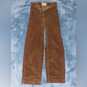 Everlane Tan Corduroy Trousers